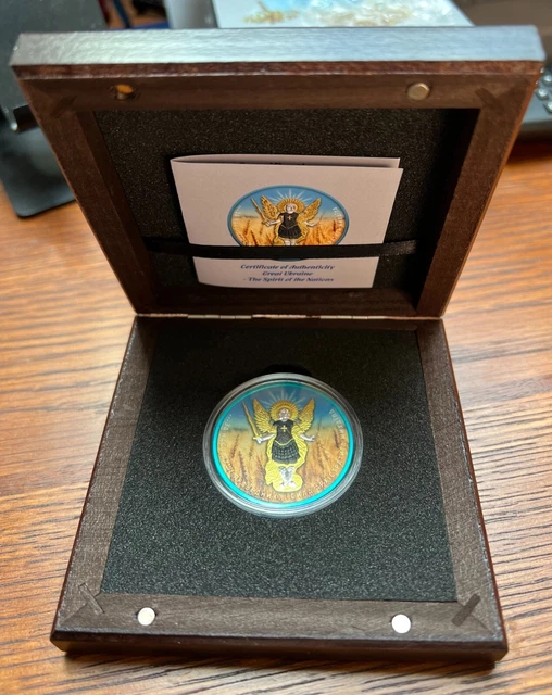 2022 Ukraine 1 Ounce Silver Spirit of the Nations Great Ukraine Coin OGP /200