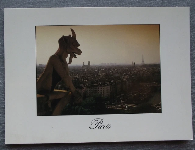 Carte postale Chimére Notre Dame Paris , editions guy
