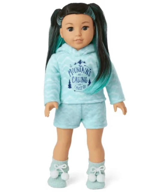 American Girl - Corinne’s Powder Blue PJs for 18" dolls Outfit Only - New In Box