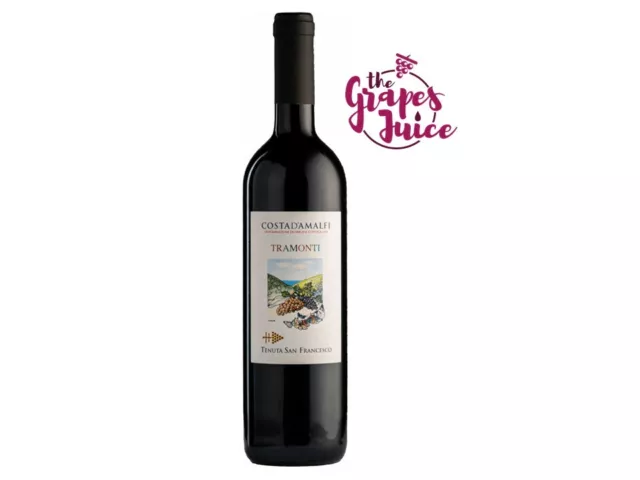 TENUTA SAN FRANCESCO Puestas de Sol 2022 6BT Rojo Vino Costa Amalfi Doc Campania