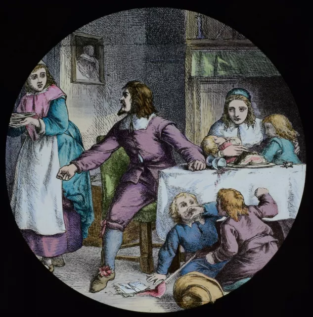 ANTIQUE Magic Lantern Slide PILGRIMS PROGRESS NO59 C1890 VICTORIAN DRAWING