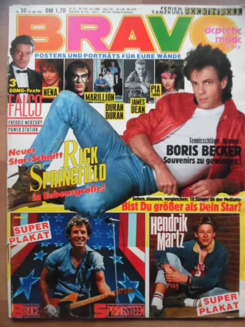 BRAVO 30 - 1985 B Rick Depeche Mode Deep Purpel Freddie Mercury FALCO Huey Lewis