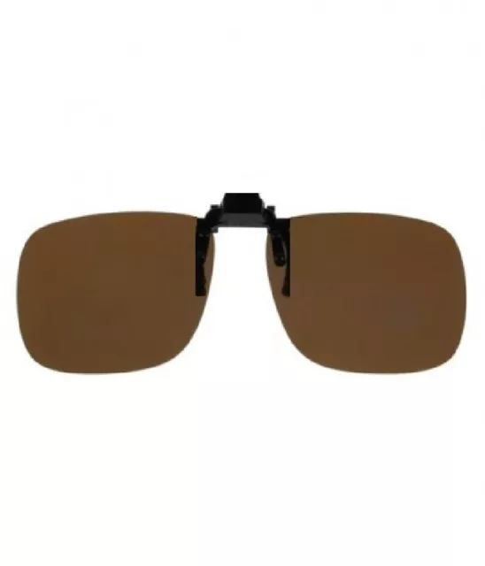 Occhiali da sole Sunglasses Addizionale MARRONE RIBALTABILE  57 X 45 MM CLIP ON