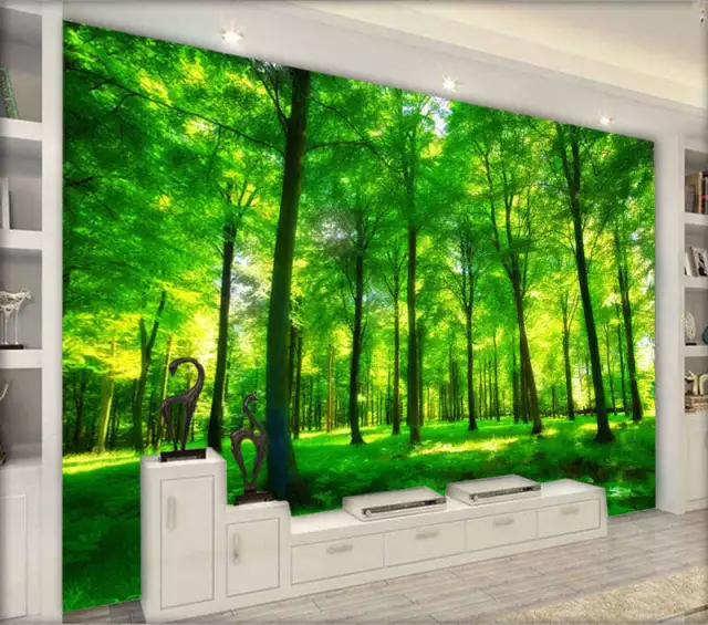 Rural Quiet Forest 3D Full Wall Mural Photo Wallpaper Printing Home Kids Decor