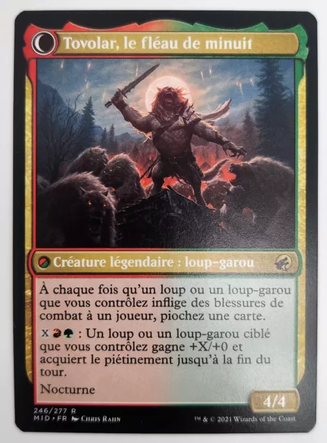 MTG Commander Deck Loup Garou Tovolar suzerain sinistre 100 Cartes Magic EDH 2