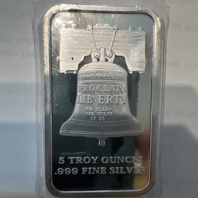 SD BULLION troy Oz Fine Silver Liberty Bell Constitution