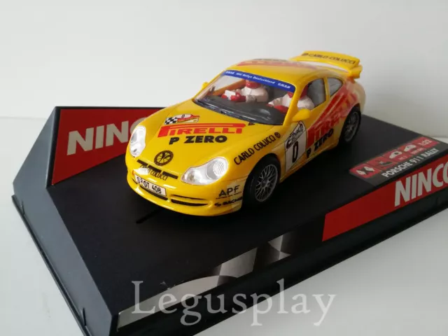 Scx Scalextric Slot Ninco 50256 Porsche 911 German Rally Pirelli Nº0