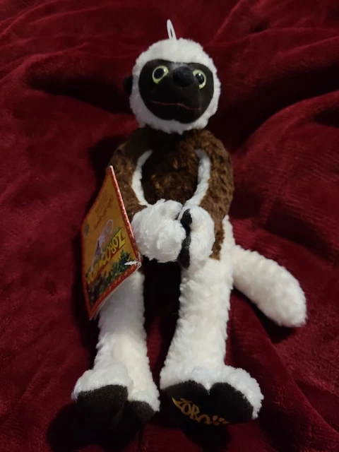 ZOBOOMAFOO PLUSH LEMUR Monkey, PBS Kids, Prestige Hanging Stuffed