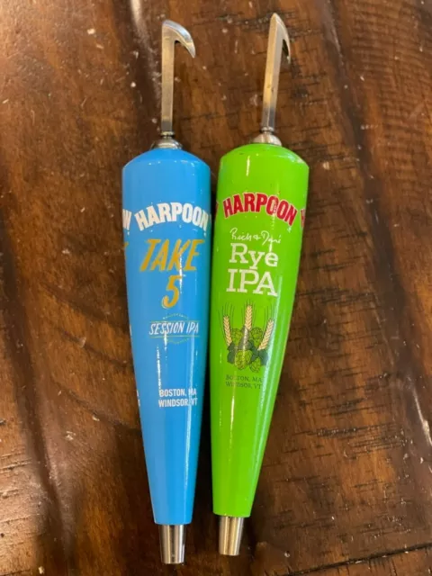 Harpoon Brewing "Take 5 Session IPA & Rick/Jim's Rye IPA" Tap Handle