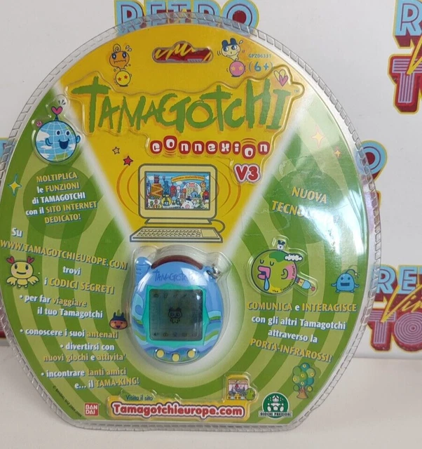 Tamagotchi Connexion Version 4 – Blue Whirl Spiral – Bandai 2004-2006 – Neuf