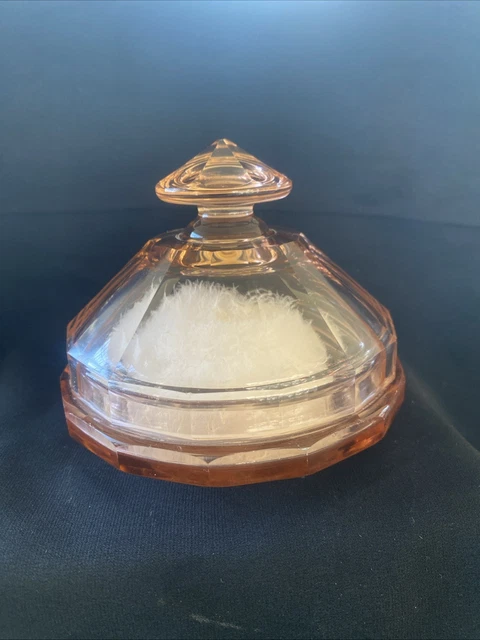 Poudrier Vintage Années 1930 En Métal Noir Et Or - Boîte De Maquillage Rétro
