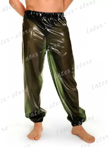 602 Latex Rubber Gummi loose Bloomers Pants Trousers customized jogging 0.4mm