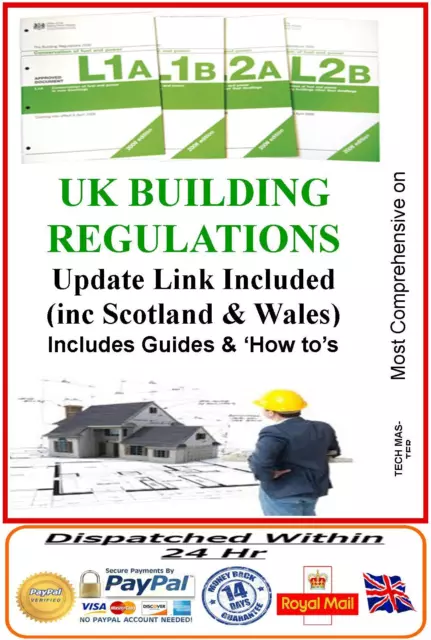 UK Building Regulations Comprehensive Regs DIY Guides + Updates Link 2022