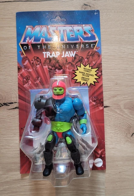 Mattel Masters of the Universe Origins Trap Jaw Action-Figur - 14cm (GNN97)