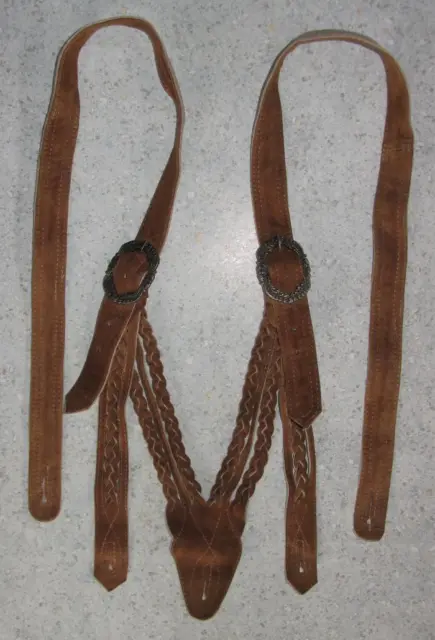 Norwegian Trachten- Suspenders Wooden Decor Swinging Mobile Cock Braun To