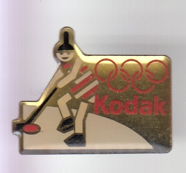 Pin's Jeux Olympiques Albertville 92 – Époxy Doré, 1,4 Cm, Signé SP