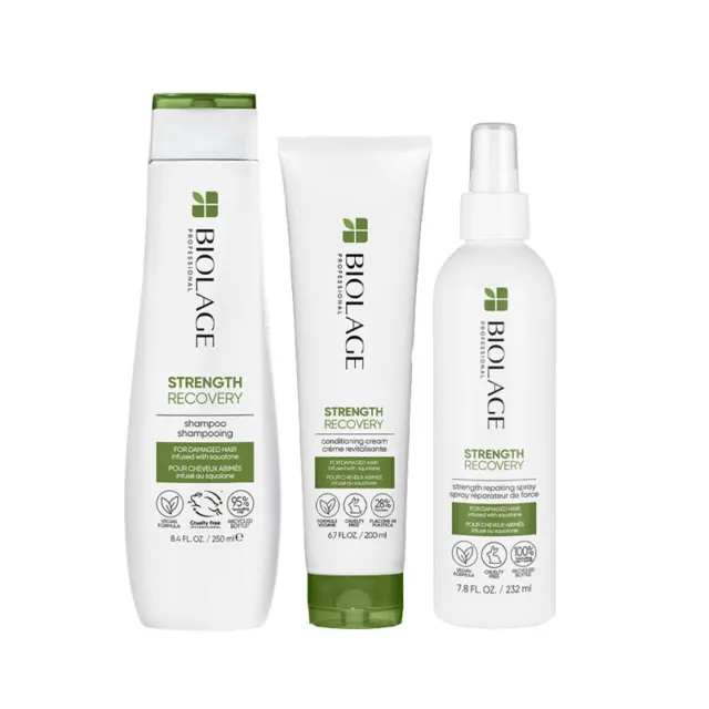 BIOLAGE Kit Strength Recovery shampoo 250ml+conditioner 200ml+Spraydose 232ml