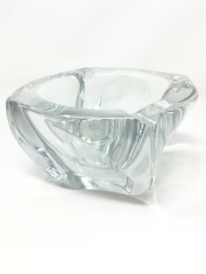 Beau Cendrier Vide Poche en Cristal Signé Daum France N°2 
