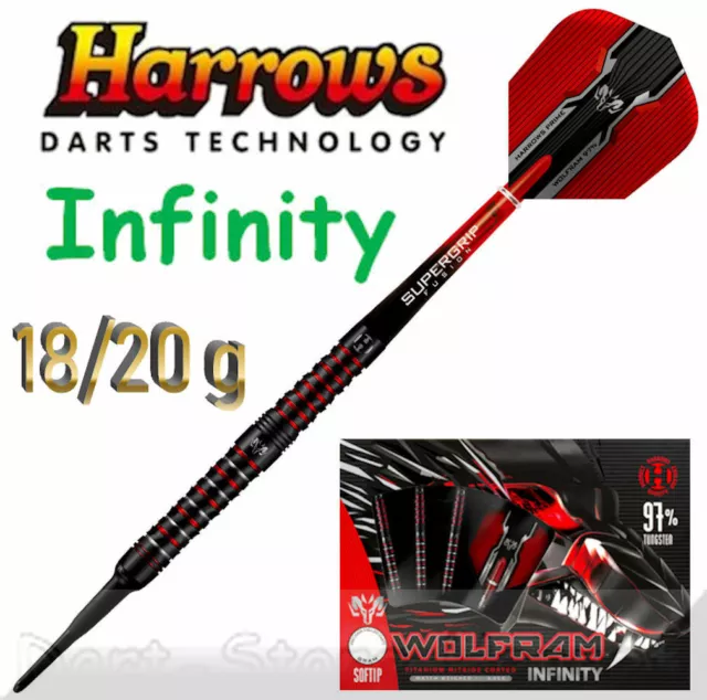 Harrows Wolframio Infinity Dados Suaves, 18g/20g