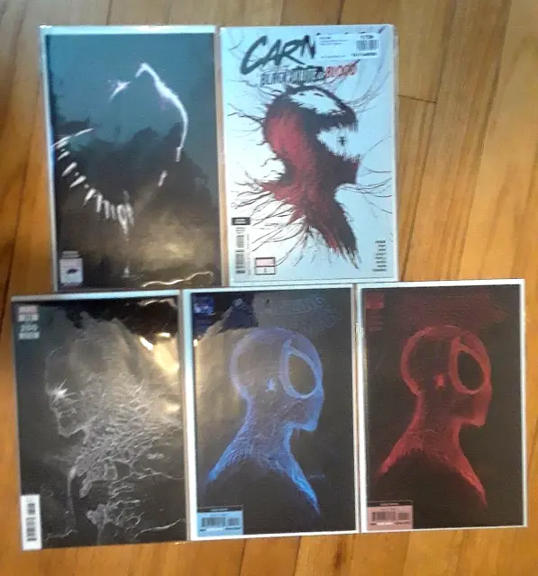 Gleason Web-Head Collection Spiderman Venom Carnage Black Panther NM 5 books