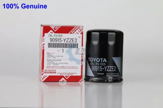 Toyota Genuine Oil Filter 90915-YZZE2 x1 Aus ref: Z432