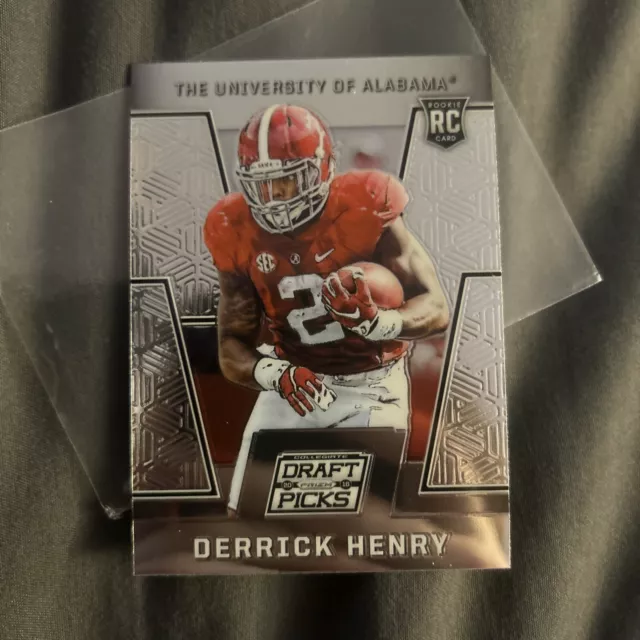 DERRICK HENRY Alabama 2016 Panini Prizm Draft #108 Rookie Card SP RC Titans