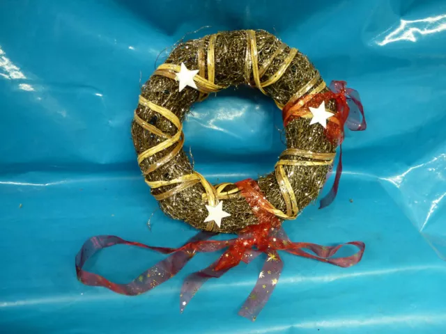 Weihnachtsdeko, Kranz, Fensterdeko,Hängekranz, Durchmesser ca. 28 cm,