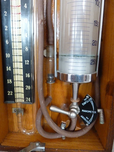 Antiker Pneumothorax Apparat für Ärzte von Prof. Dr. Erich Leschke um 1930 4
