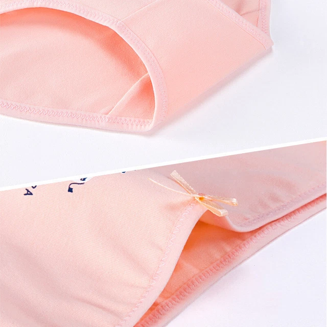 Biancheria Intima Ragazza Slip Knickers Confezioni 3 Cotone Età 2-16 Anni 5