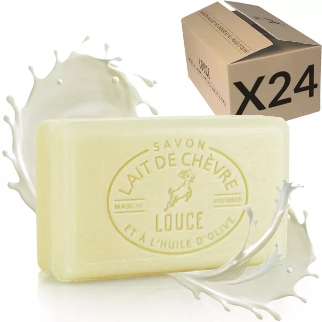 Savon Lait De Chèvre X24 | Professionnel | Louce | Soin Acné Et Eczema