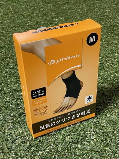 Phiten Supporter Metax Ankle Middle Type Japan
