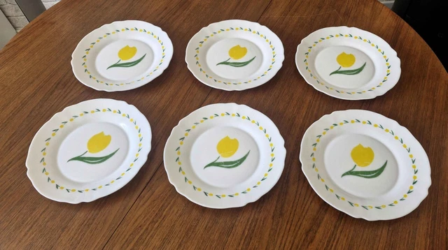 Assiettes Arcopal fleurs soleil - De ci De ça Design: meubles et objets