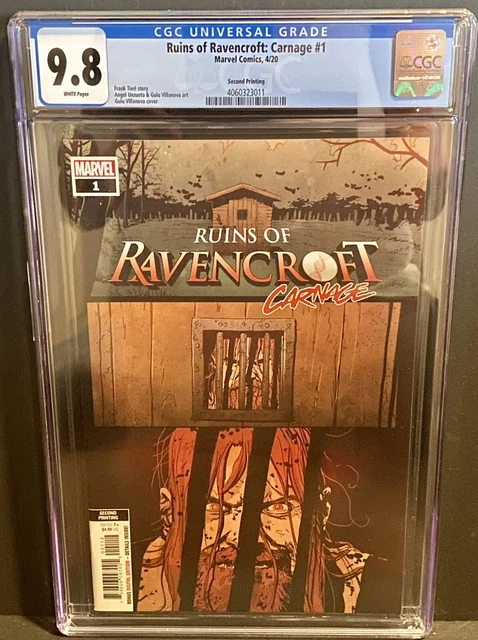 Ruins of Ravencroft: Carnage #1 CGC 9.8 * 1st App Cortland Kasady * 2nd Print