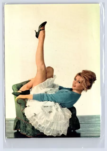 Vintage Postcard - Brigitte Bardot - Rotalcolor Milano Reproduction