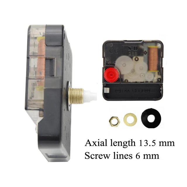 OROLOGIO DA PARETE movimento kit elettronici meccanismo albero motore e mani sport EUR 7,68