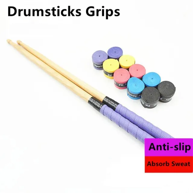 Wrap Tape Drumstick Grips Badminton For 7A 5A 5B 7B Drumsticks Mutil-colors
