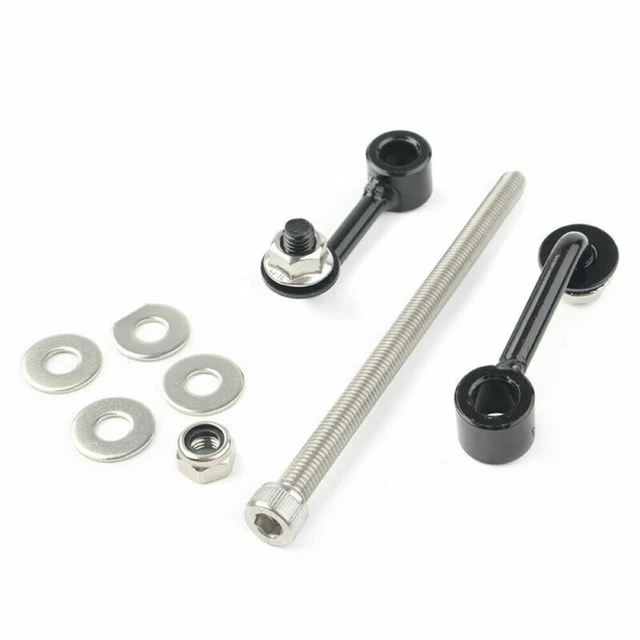 Kit Levage Réservoir Essence Duokon Pour Harley XL 1995-2010 - Rehaussage 1,50" - Acier Inoxydable Noir