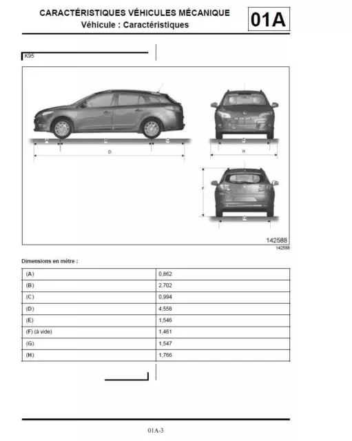 manuel atelier entretien réparation technique maintenance Renault Megane III 3 2