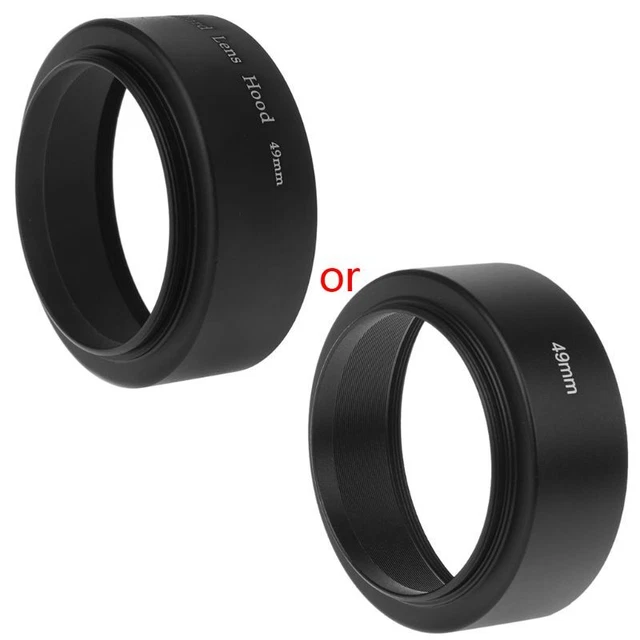 Lunghezza universale 49 mm per attacco a vite cofano obiettivo per fotocamera reflex DSLR