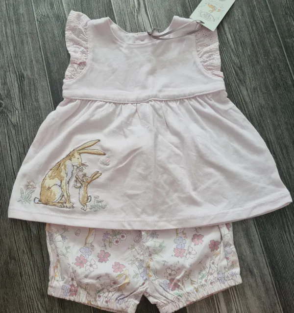 Bnwt Guess How Much I Love You Top & Shorts 6-9 Months Summer Holiday Gift