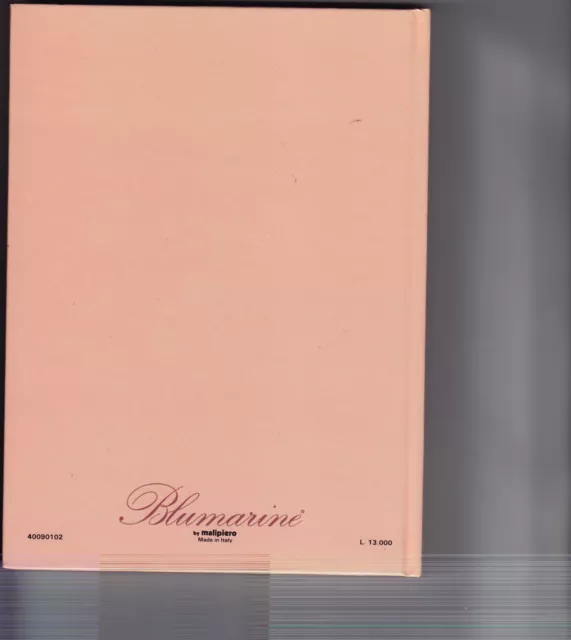 Blumarine  Diario Nuovo By Malipiero, Made In Italy, Vintage 2