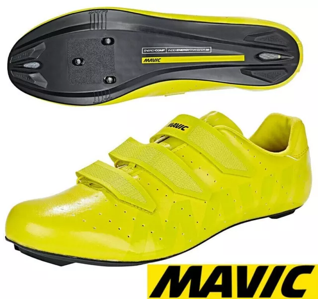 MAVIC Mens Cosmic Road Cycling Shoes (Sulphur Spring) UK Size 9RRP£100