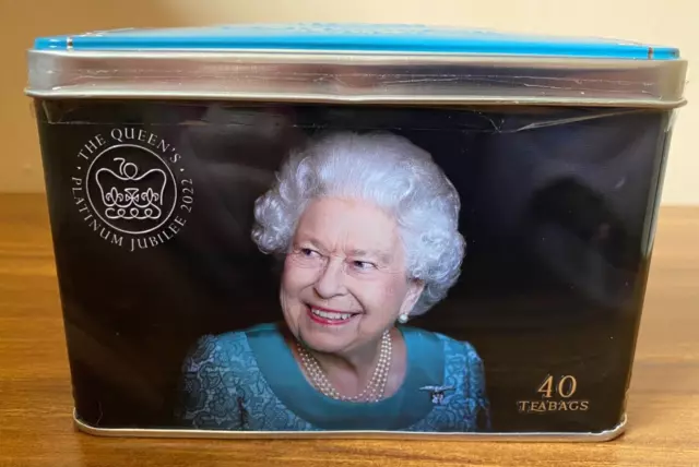 Queen Elizabeth II Platinum Jubilee 2022 English Breakfast Tea With Souvenir Tin