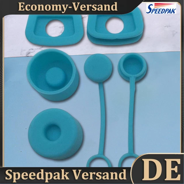 6 pz copripolvere di paglia silicone riutilizzabile tappi di paglia tappo tazza