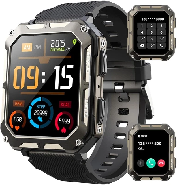 Nemheng Smartwatch Donna 1,83'' – Chiamate Bluetooth, 123 Sport, Cardiofrequenza, IP68 E Ciclo Mestruale