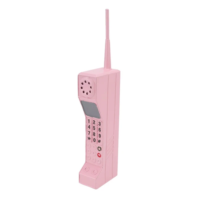 Retro Cellphone Model Ornaments Simulation Brick Cellphone Model Old Fashioned