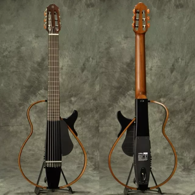 Yamaha SLG200N TBL Silent Acoustic Electric Guitar Nylon String Model w/Gig Bag