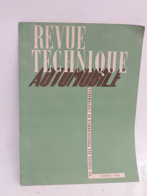 CITROËN T45 - Revue Technique Automobile (février 1948)