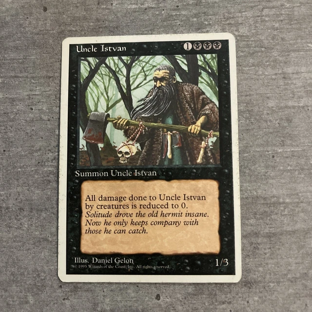 MAGIC MTG Uncle Istvan / ONCLE ISTVAN 4ED VO