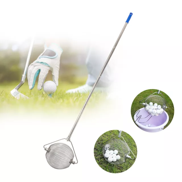 Silver Home Outdoor Garden Multifunction Picker For Collect Nuts & Ball